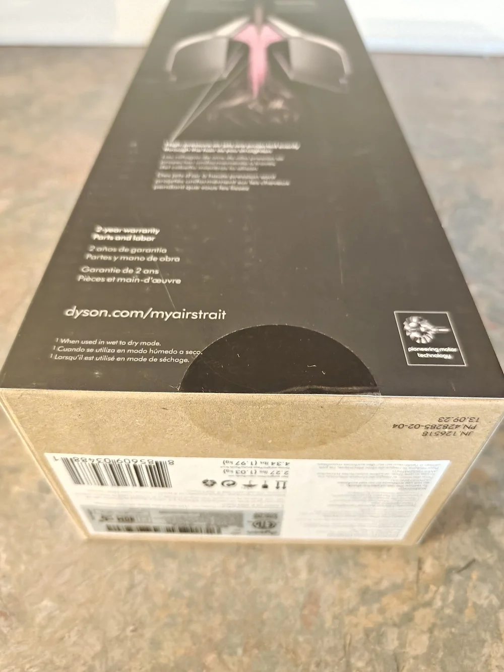 Dyson Airstrait Ceramic Pink Brand New Factory Sealed
